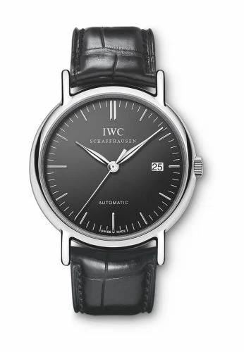 IWC Portofino Automatic Stainless Steel / Black IW3563-05 (3563-05, IW356305)